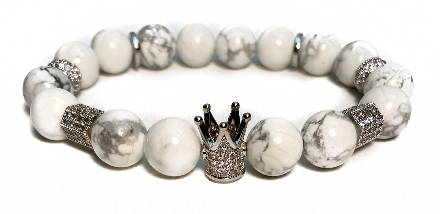 TAIK Royal Howlite Crown Bracelet™