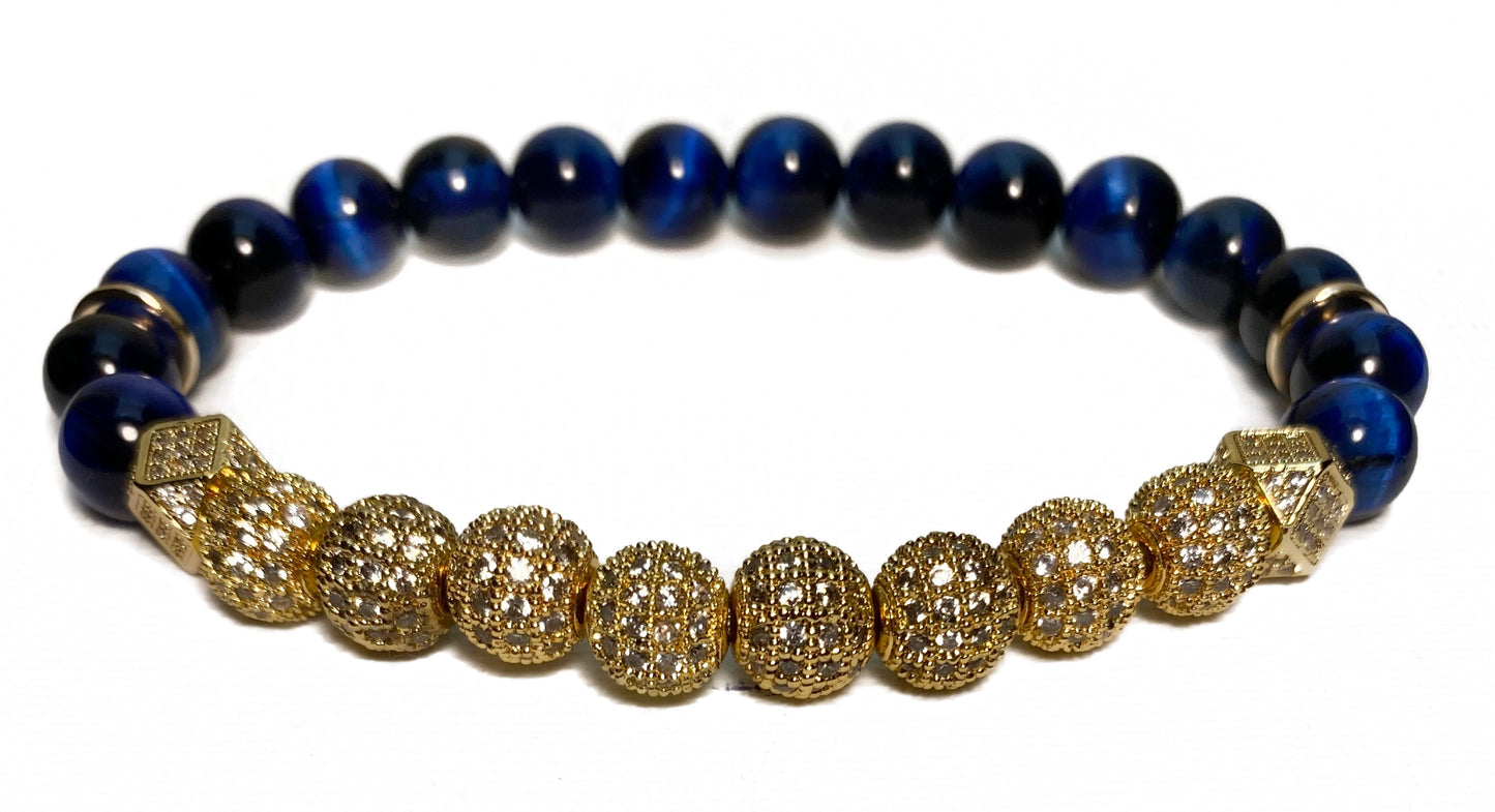 TAIK Blue Tiger’s Eye Crystal Bracelet™