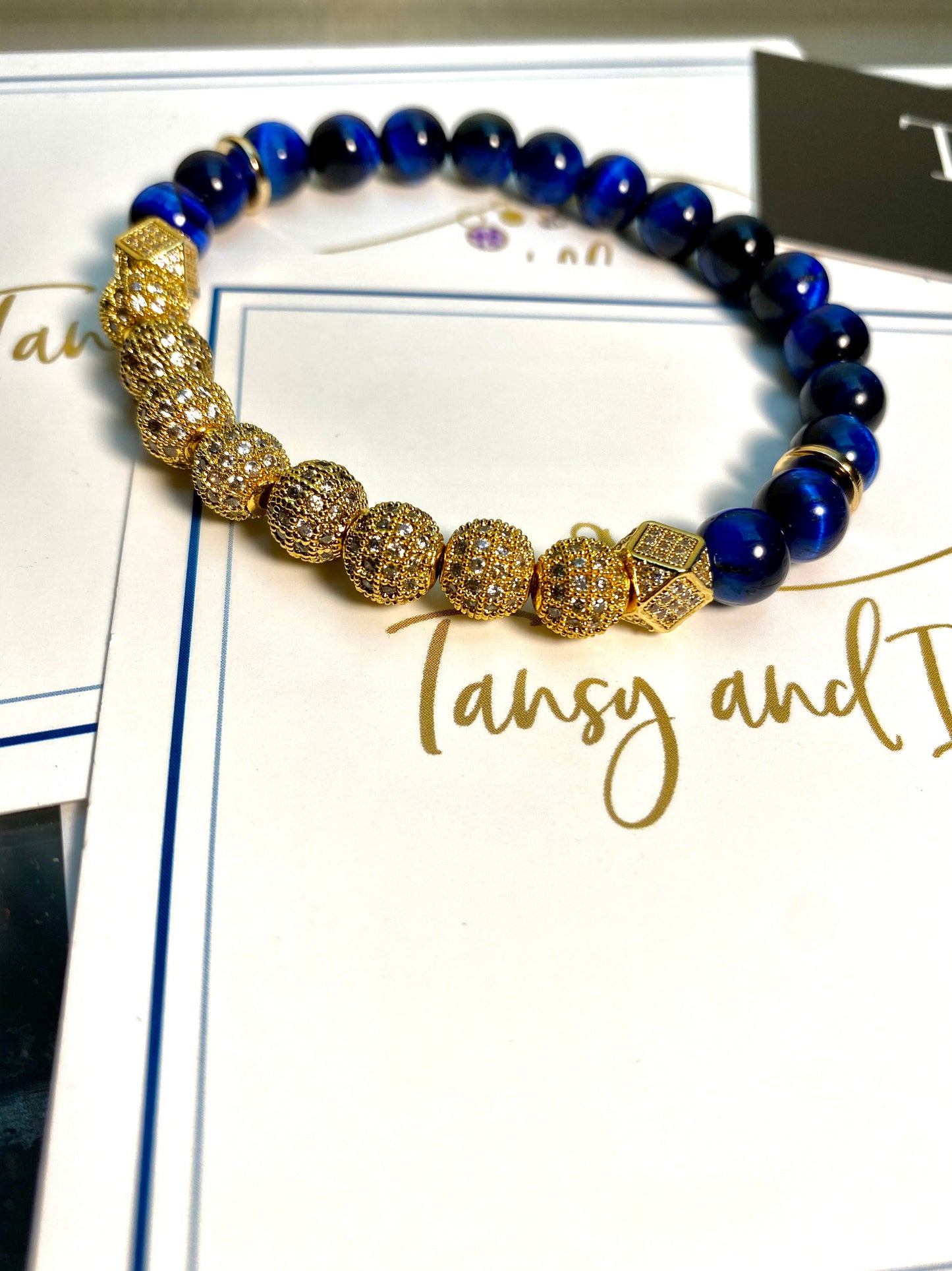 TAIK Blue Tiger’s Eye Crystal Bracelet™