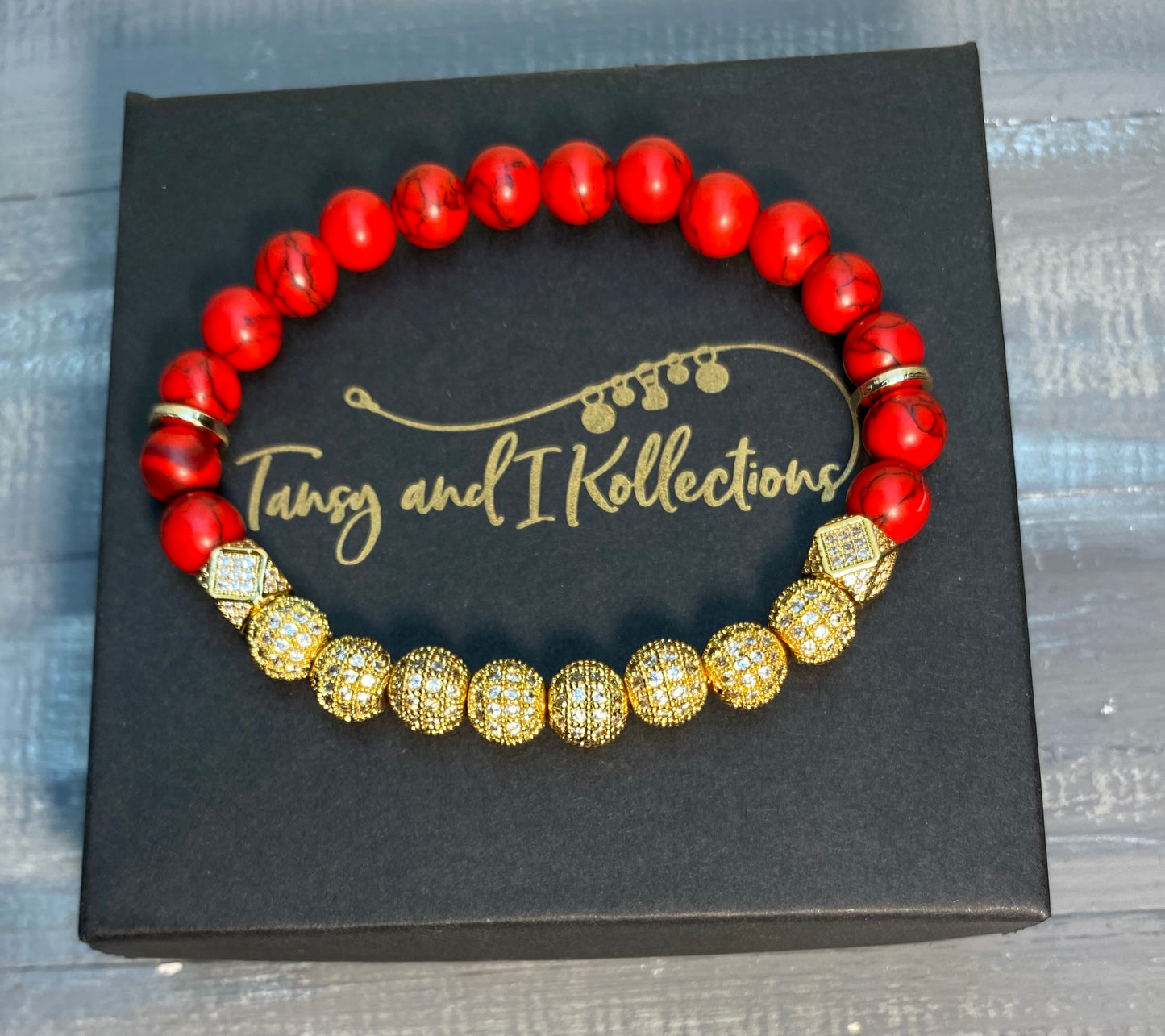 TAIK Red Turquoise Crystal Bracelet™