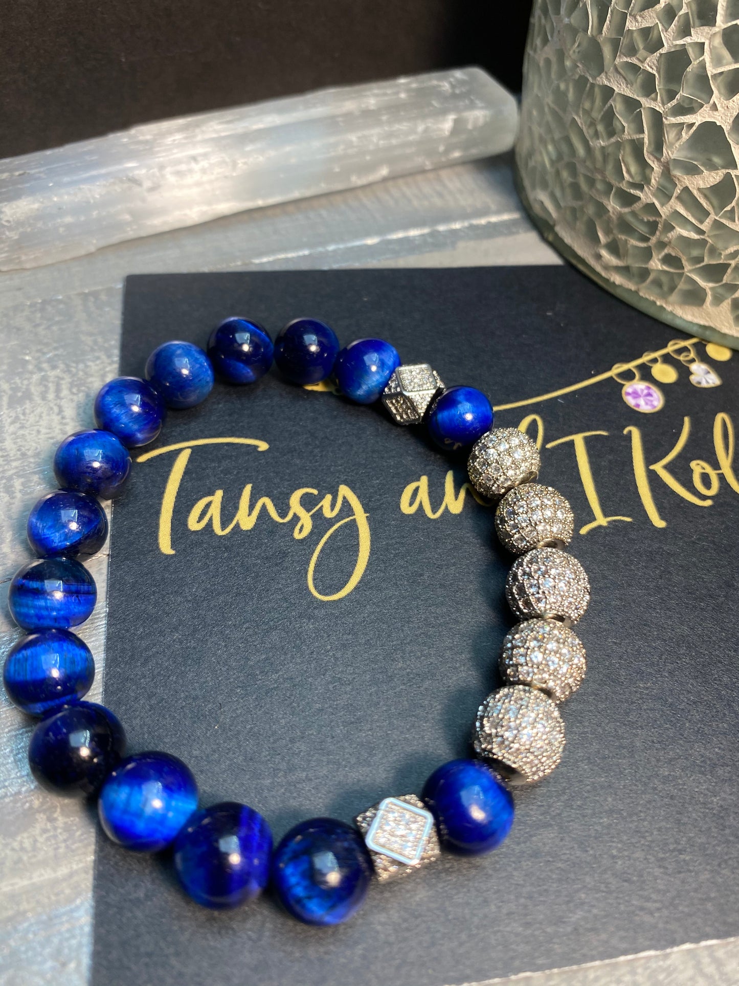 TAIK Blue Tiger’s Eye Crystal Bracelet™