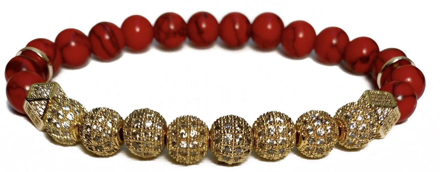 TAIK Red Turquoise Crystal Bracelet™