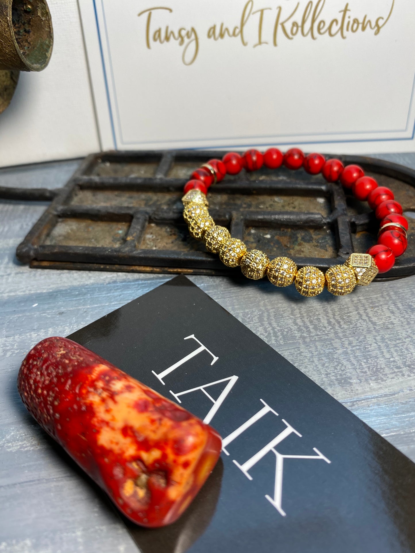 TAIK Red Turquoise Crystal Bracelet™