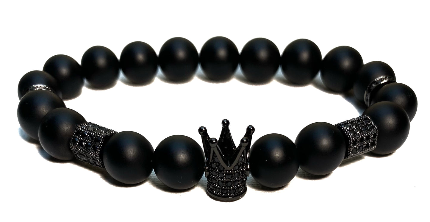TAIK Royal Onyx Crown Bracelet™
