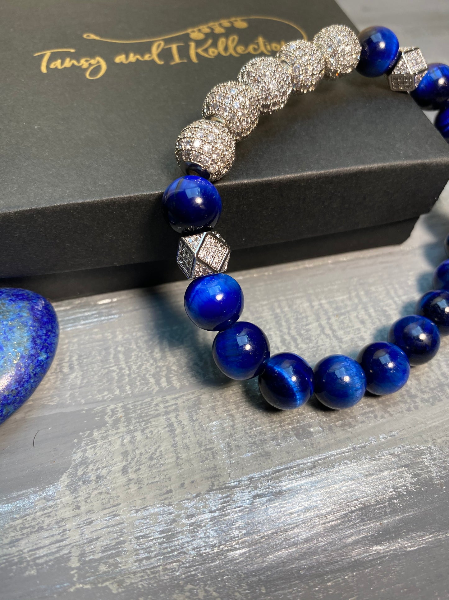 TAIK Blue Tiger’s Eye Crystal Bracelet™